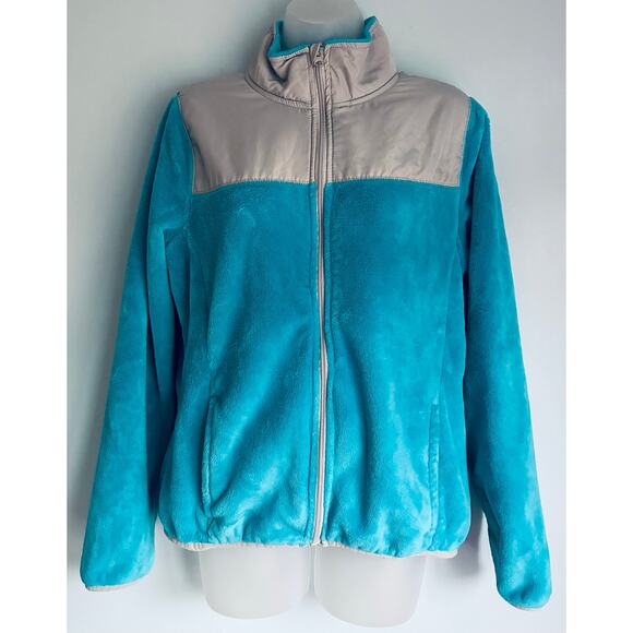 Emily B Teddy Bear Zip Up Fleece Large - Picture 1 of 7